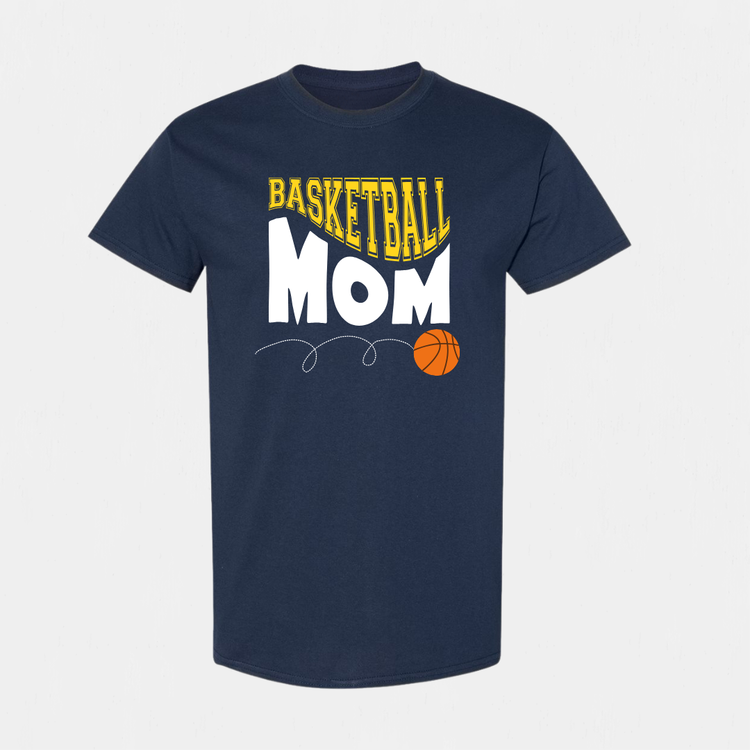 Customized Mom Basketball T-shirt