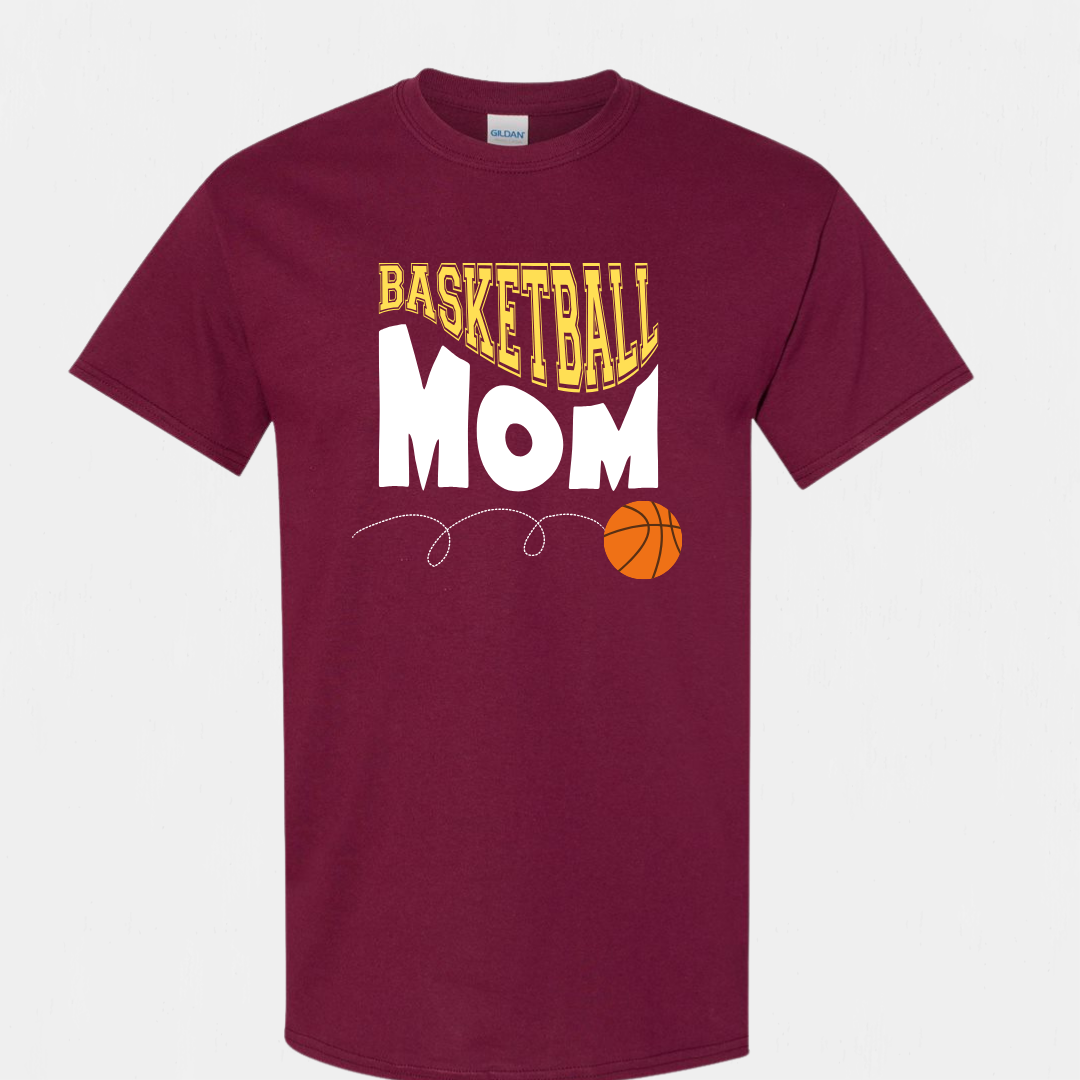 Customized Mom Basketball T-shirt