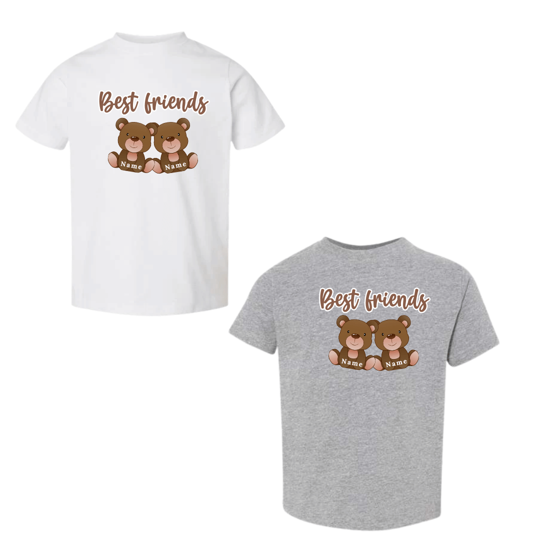 Customized Toddler Best Friends T-shirts