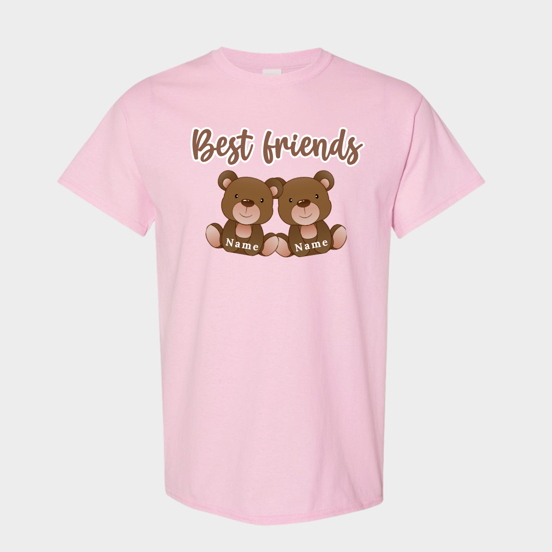 Personalized Best Friends Teddy Bear T-Shirt