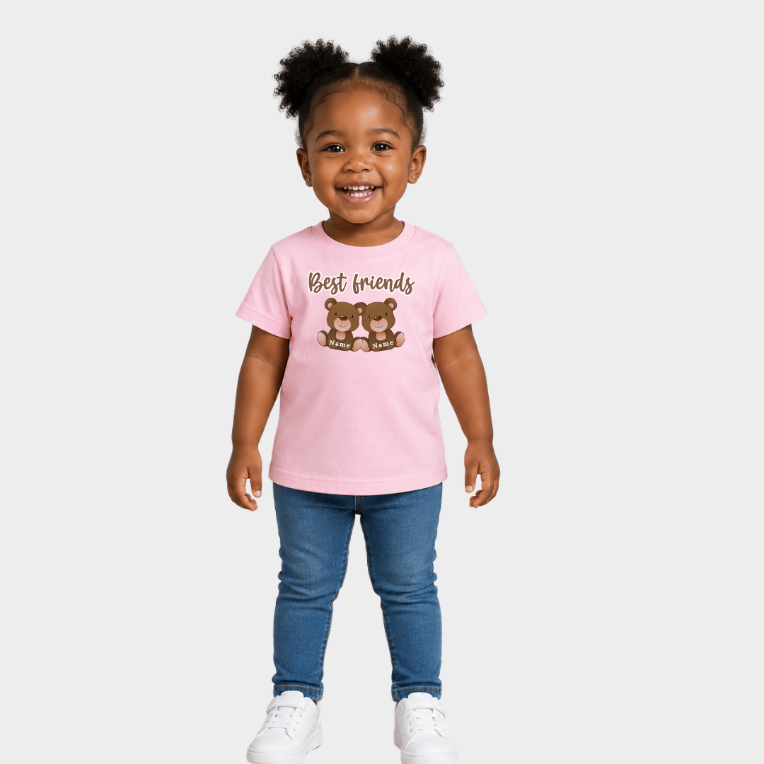 Customized Toddler Best Friends T-shirts
