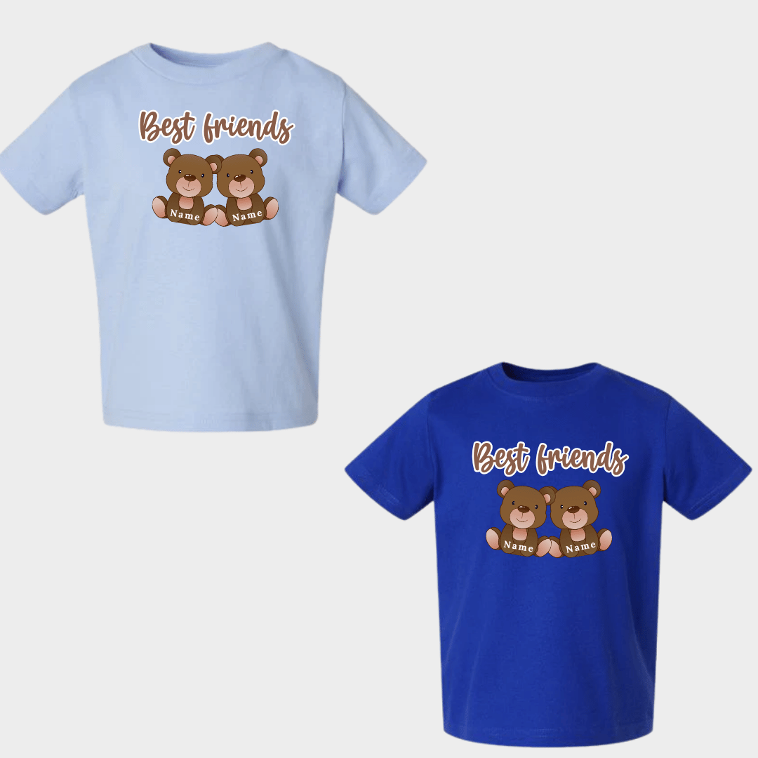 Customized Toddler Best Friends T-shirts