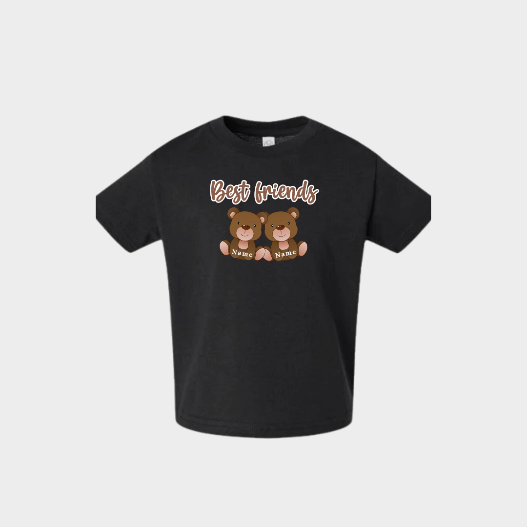 Customized Toddler Best Friends T-shirts