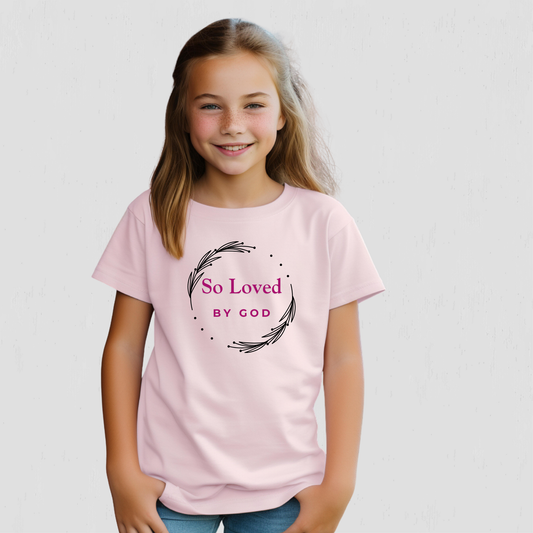 So Loved by God – Christian Kids’ Shirt