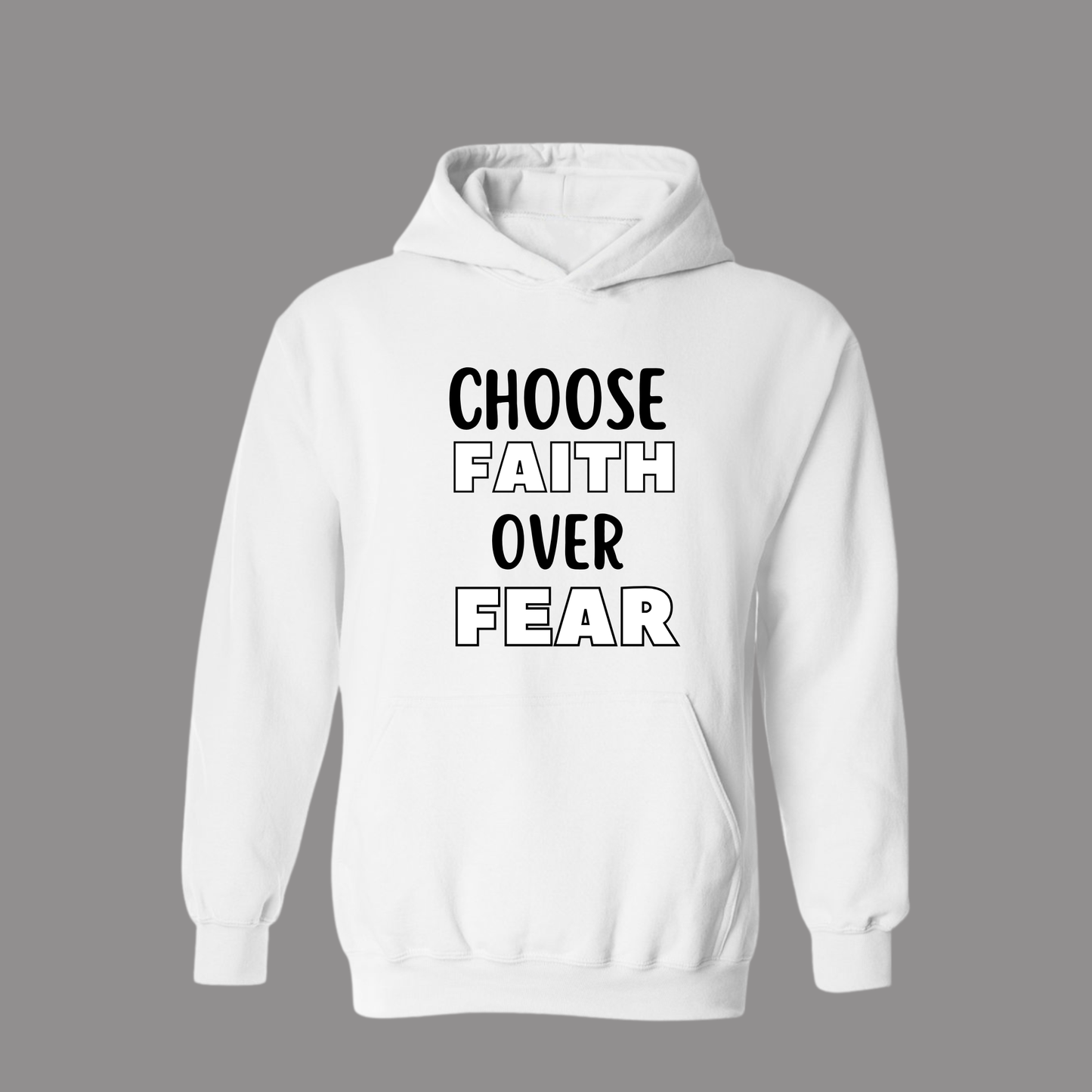 Faith over Fear Hoodie for the Youth
