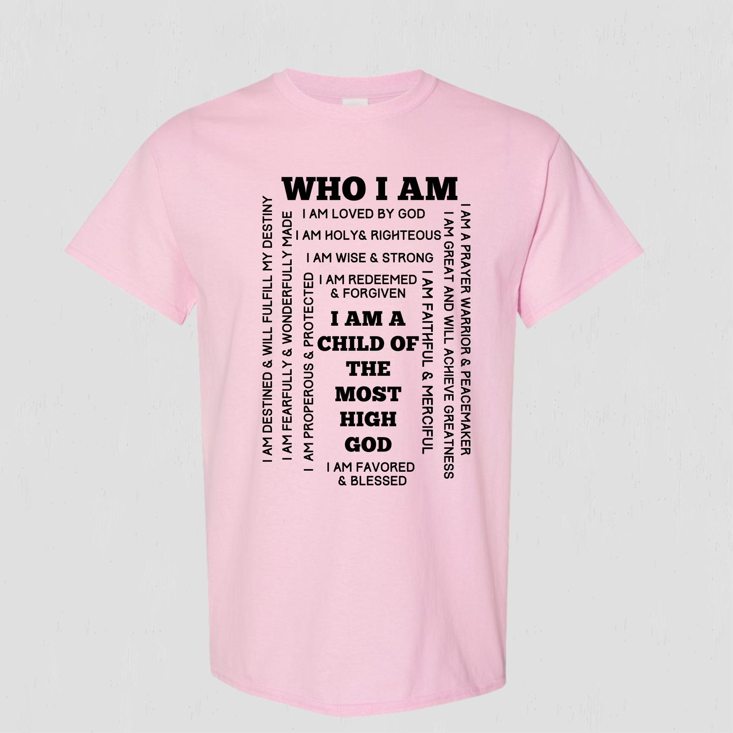 Comfort You Can Feel While Remembering who you are in Christ T-shirt