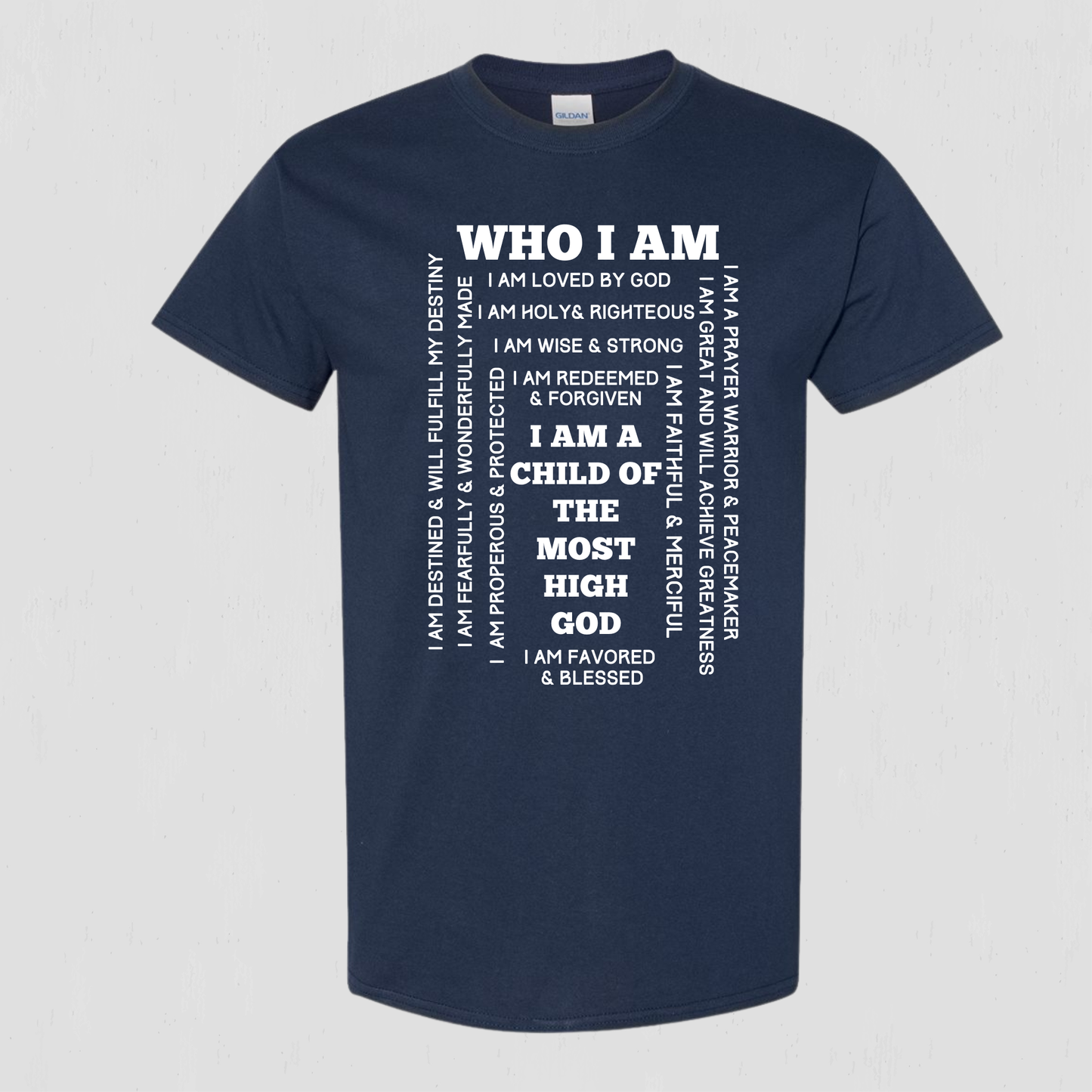 Comfort You Can Feel While Remembering who you are in Christ T-shirt