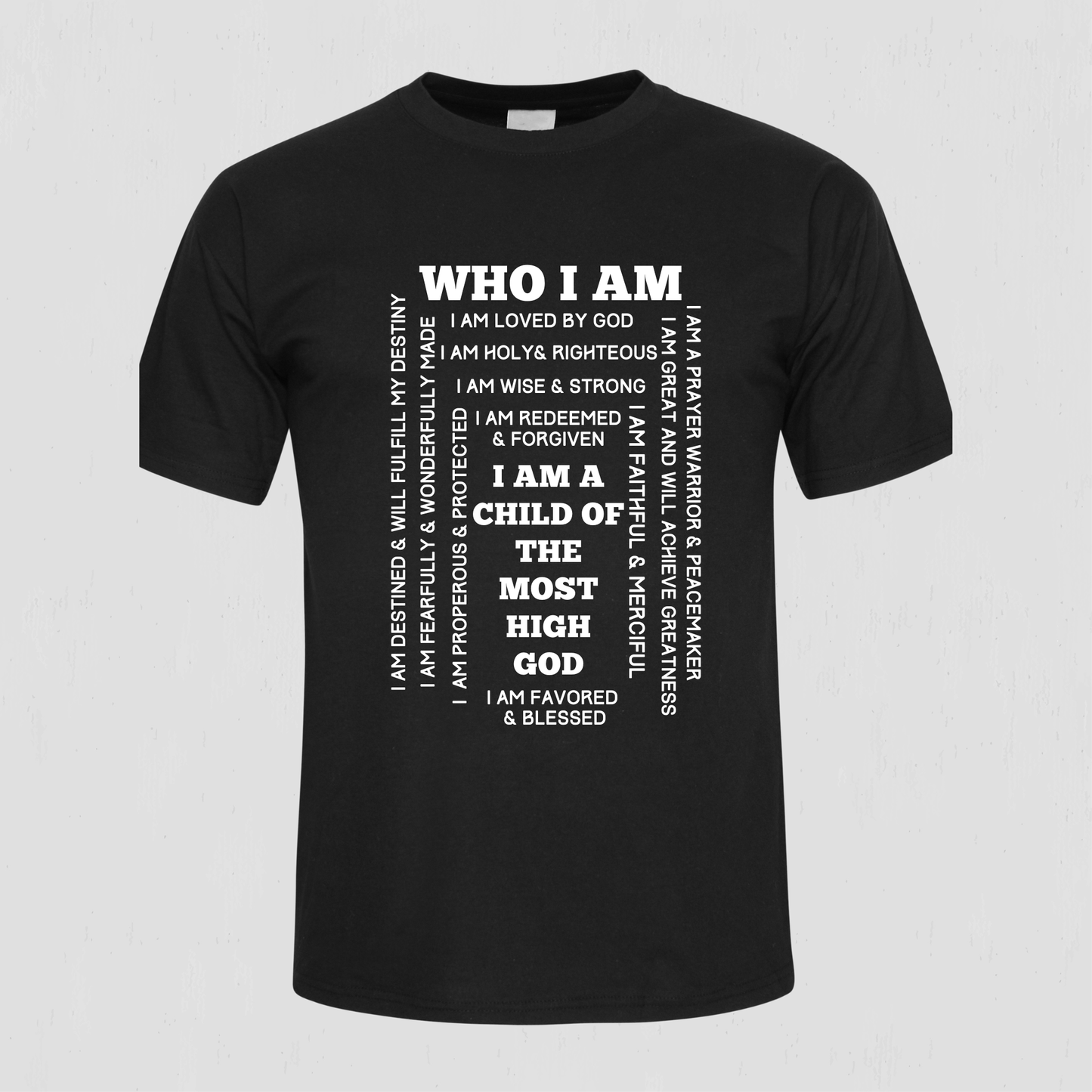 Comfort You Can Feel While Remembering who you are in Christ T-shirt