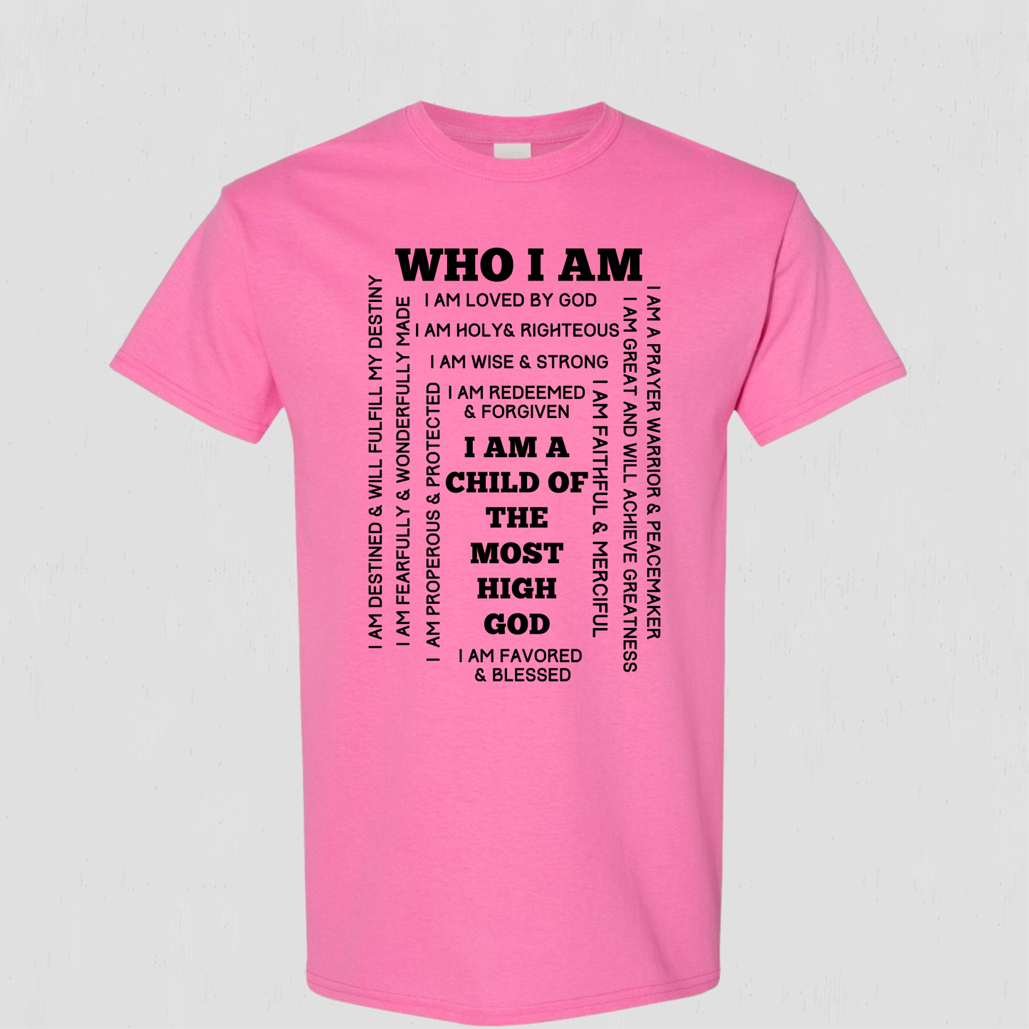Comfort You Can Feel While Remembering who you are in Christ T-shirt