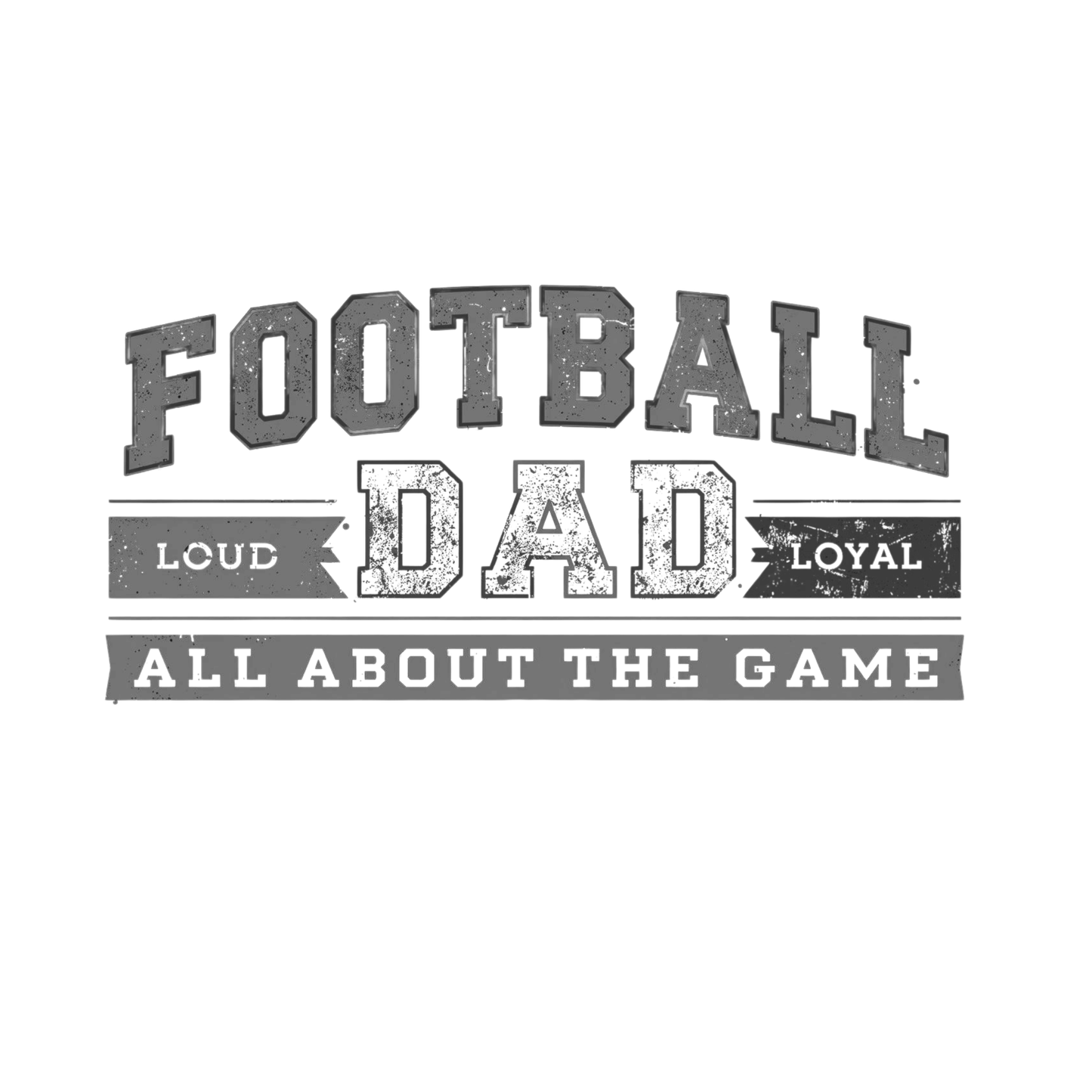 Be loud Be Proud Football Hoodie for Dad