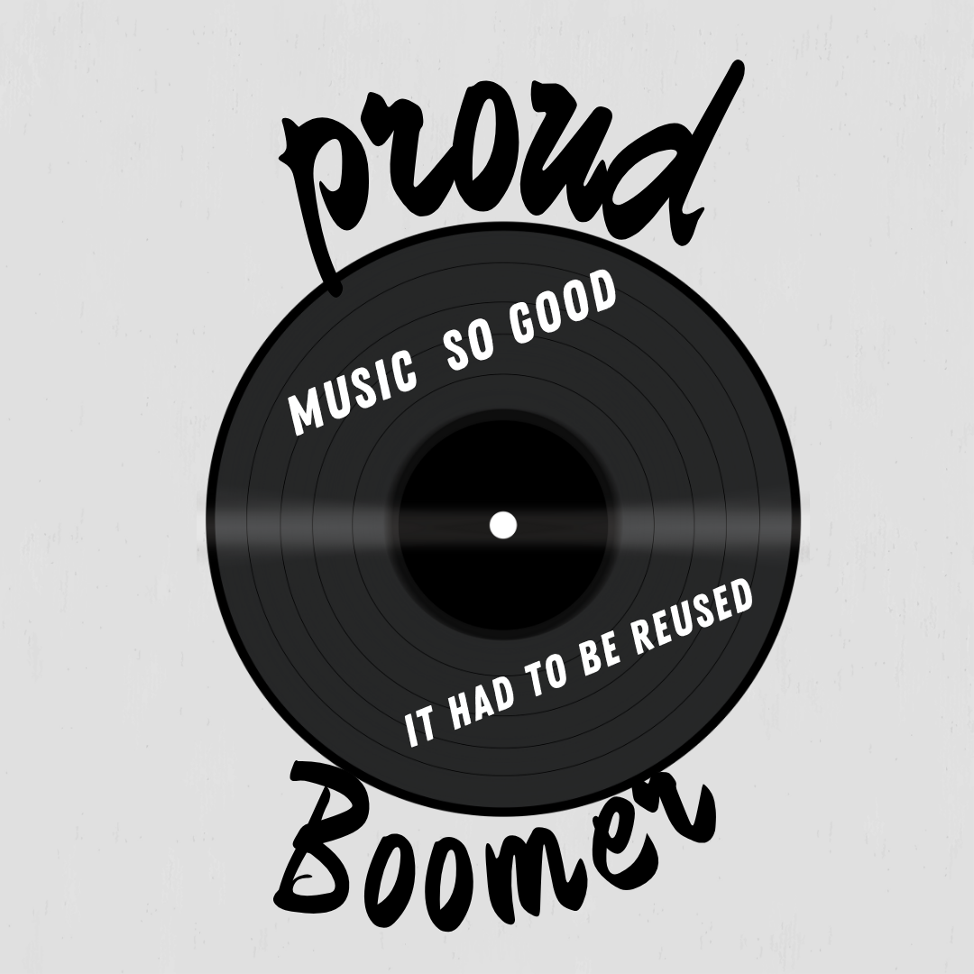 Retro Vinyl Record Hoodie – Proud Boomer