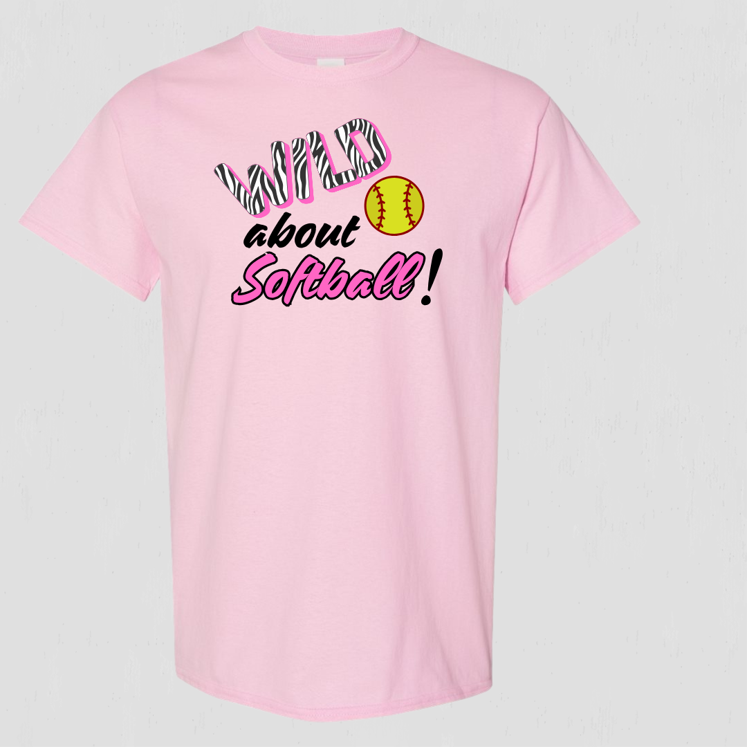 Wild About Softball T-shirt for Youth