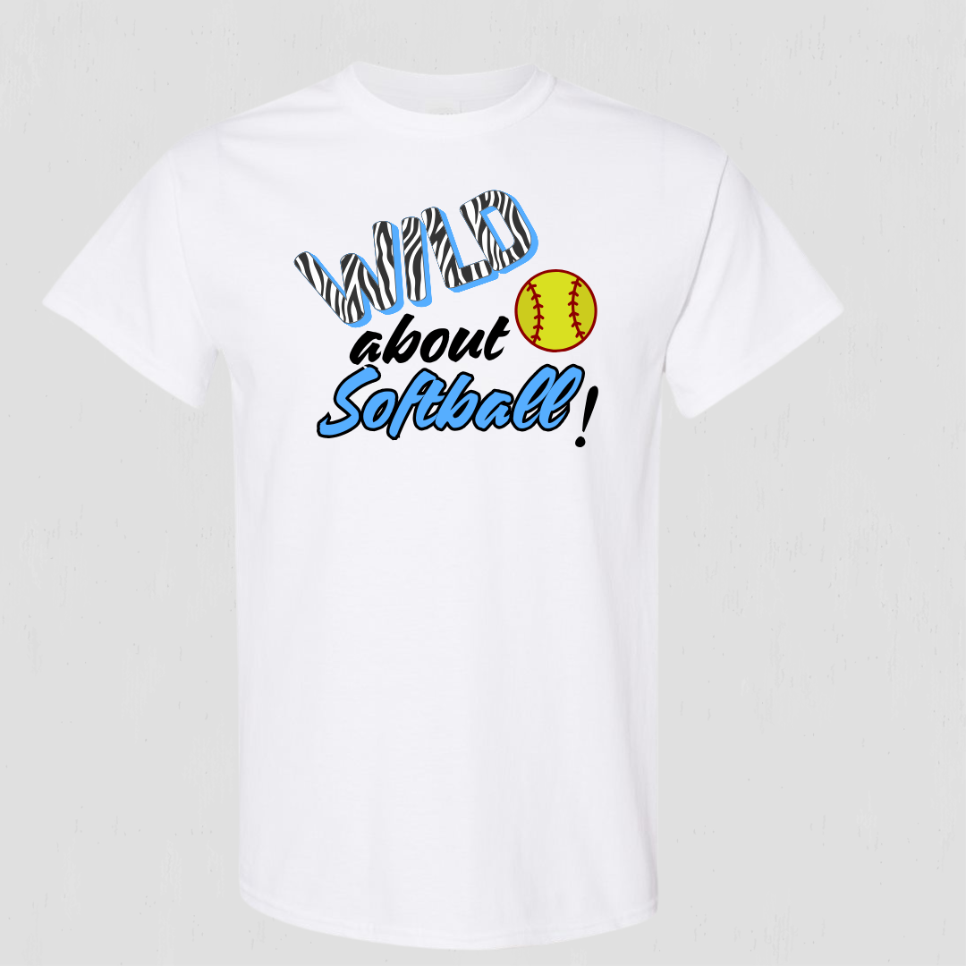 Wild About Softball T-shirt for Youth