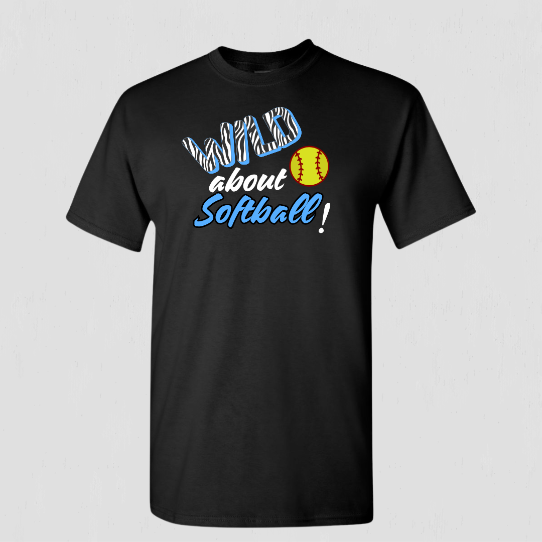 Wild About Softball T-shirt for Youth