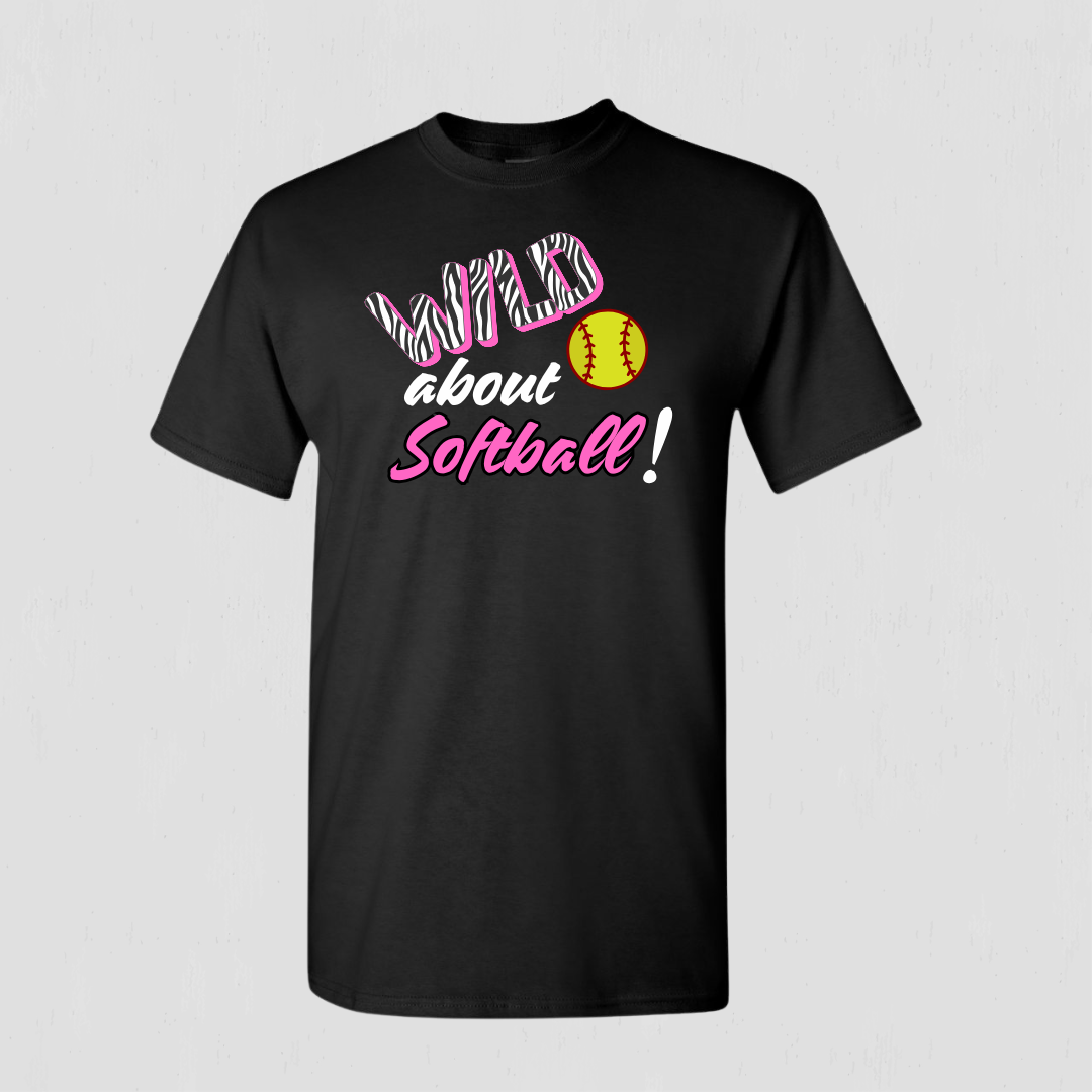 Wild About Softball T-shirt for Youth