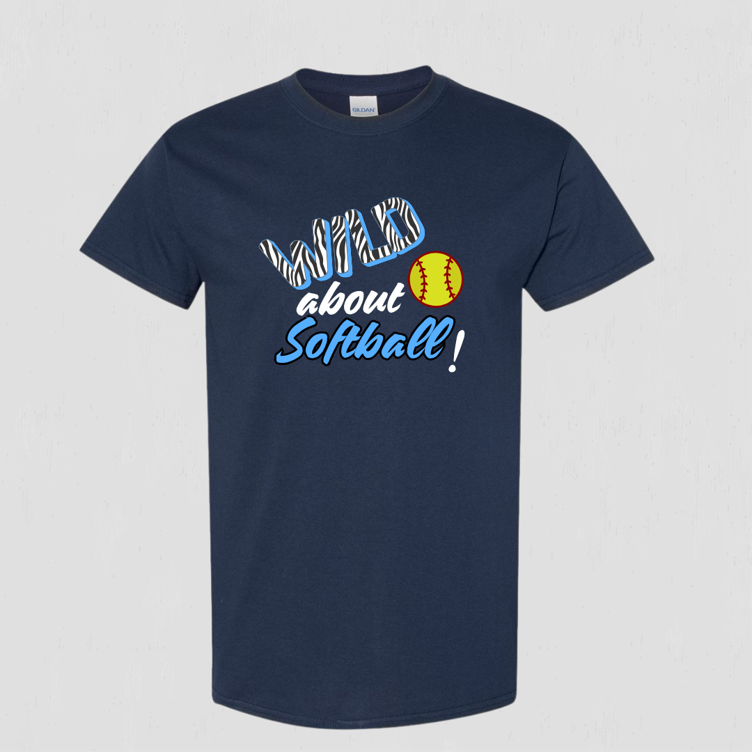 Wild About Softball T-shirt for Youth