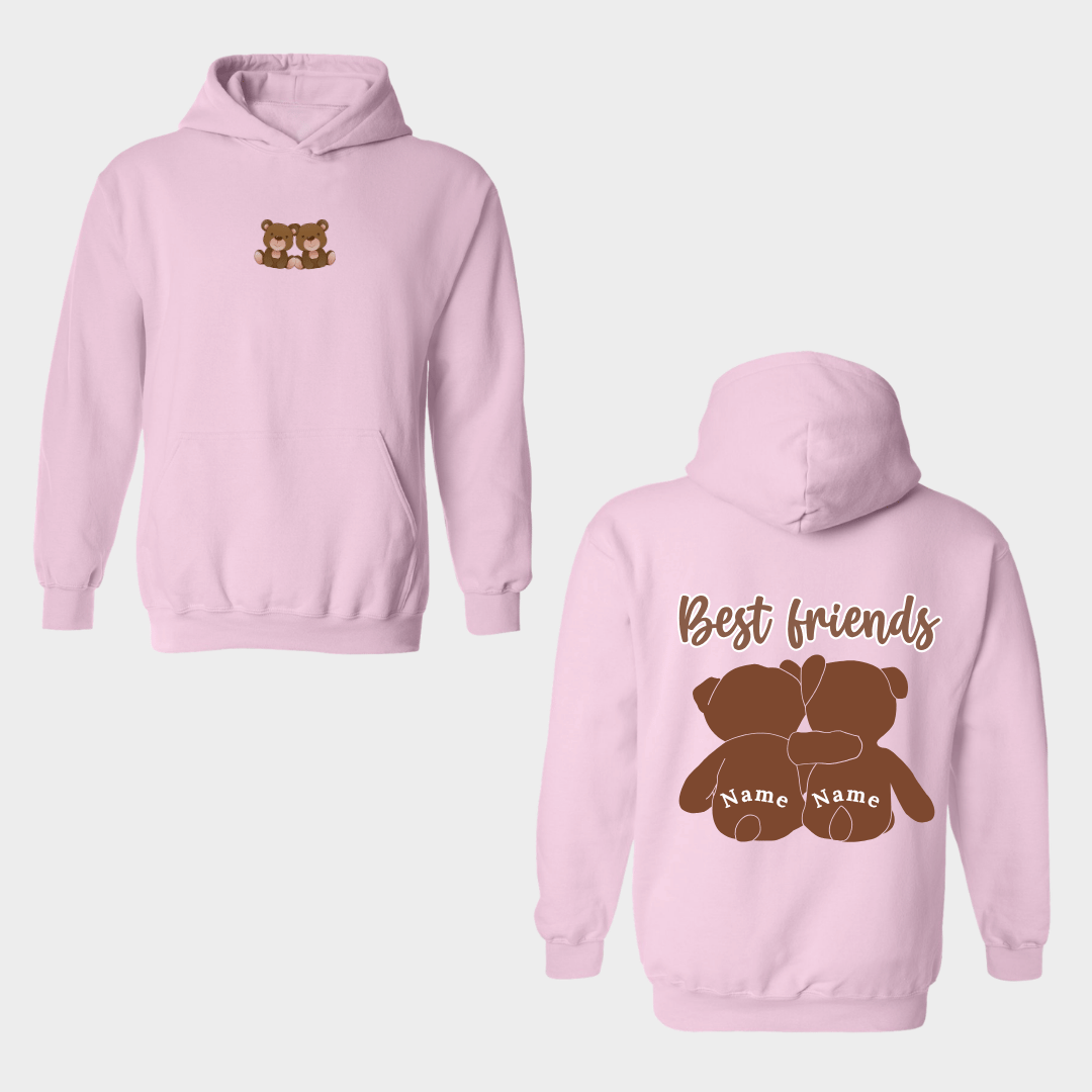 Customized Best Friends Hoodie Gift for Tweens Teenage Best Friends