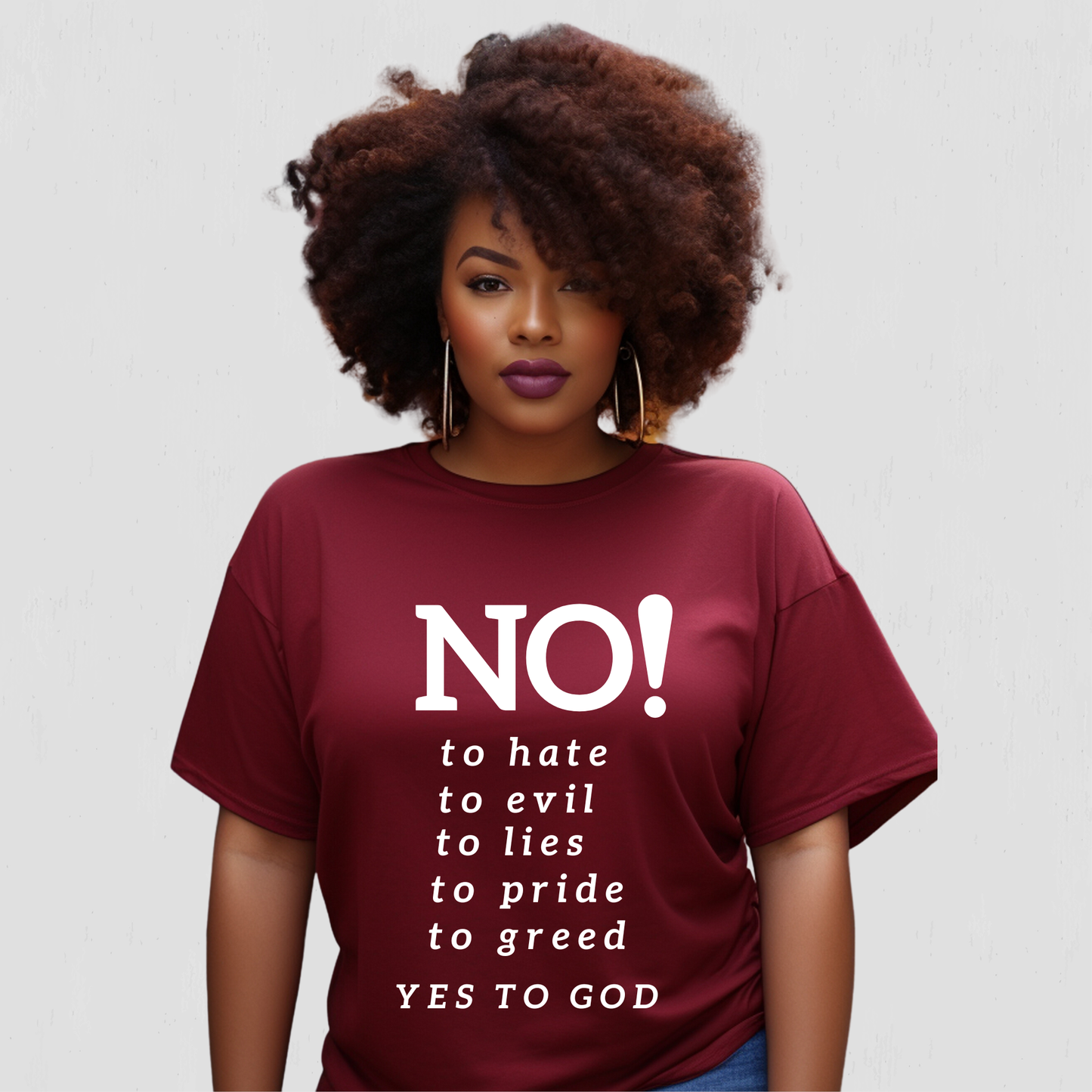 Say NO to Hate Christian T-shirt