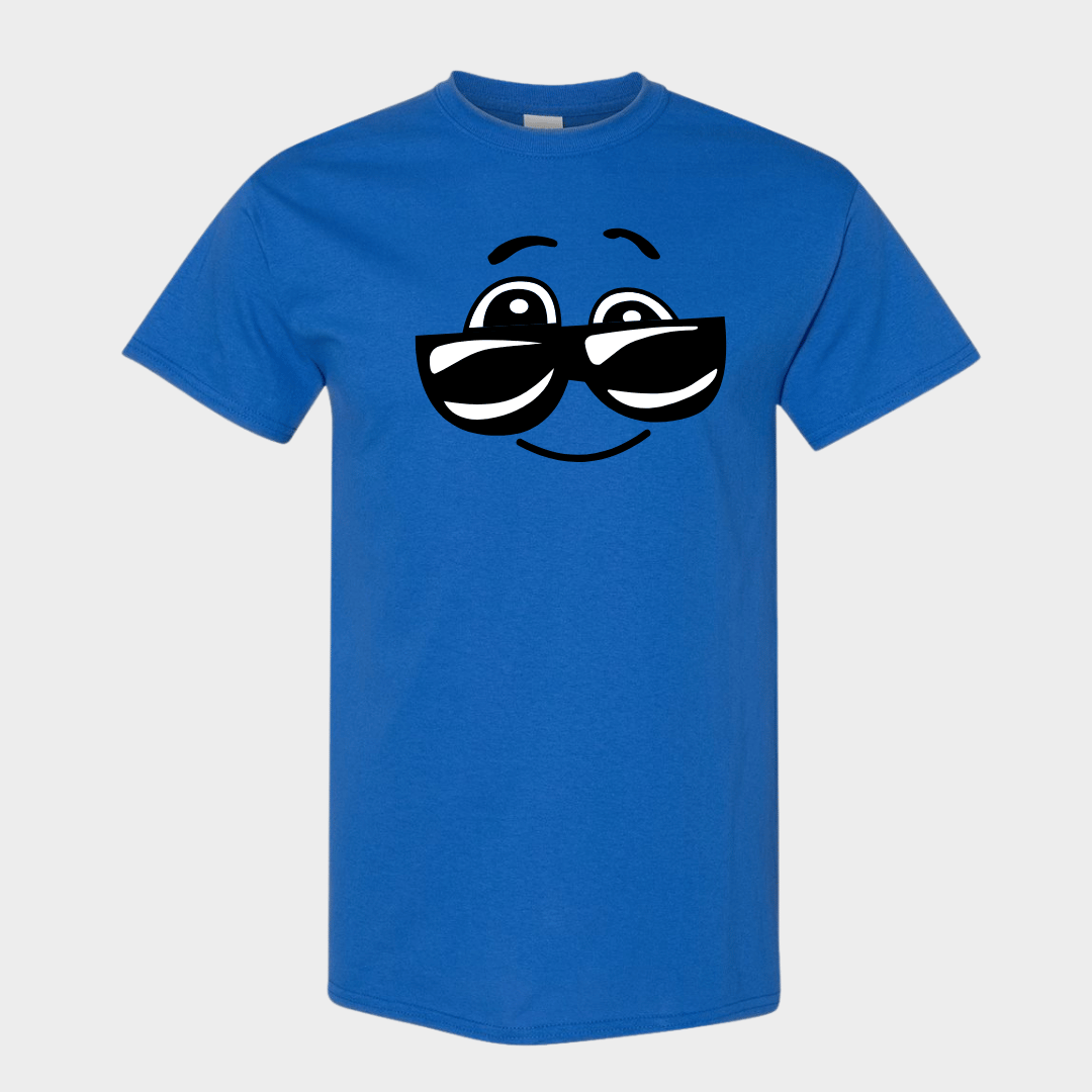 Fun Happy Face Sunglasses Graphic Tee for Kids
