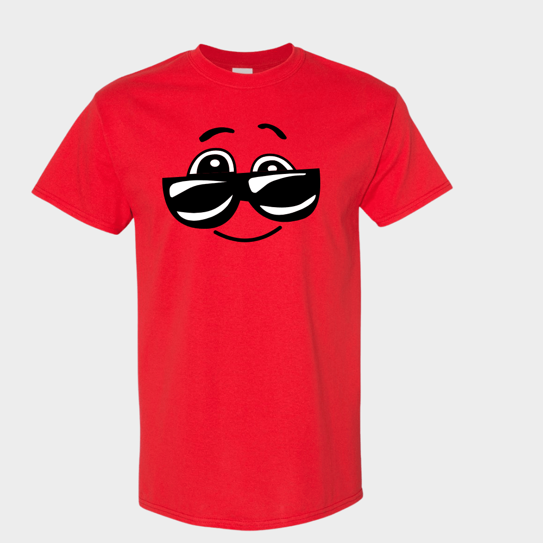 Fun Happy Face Sunglasses Graphic Tee for Kids