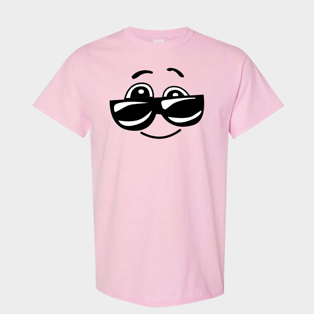 Fun Happy Face Sunglasses Graphic Tee for Kids