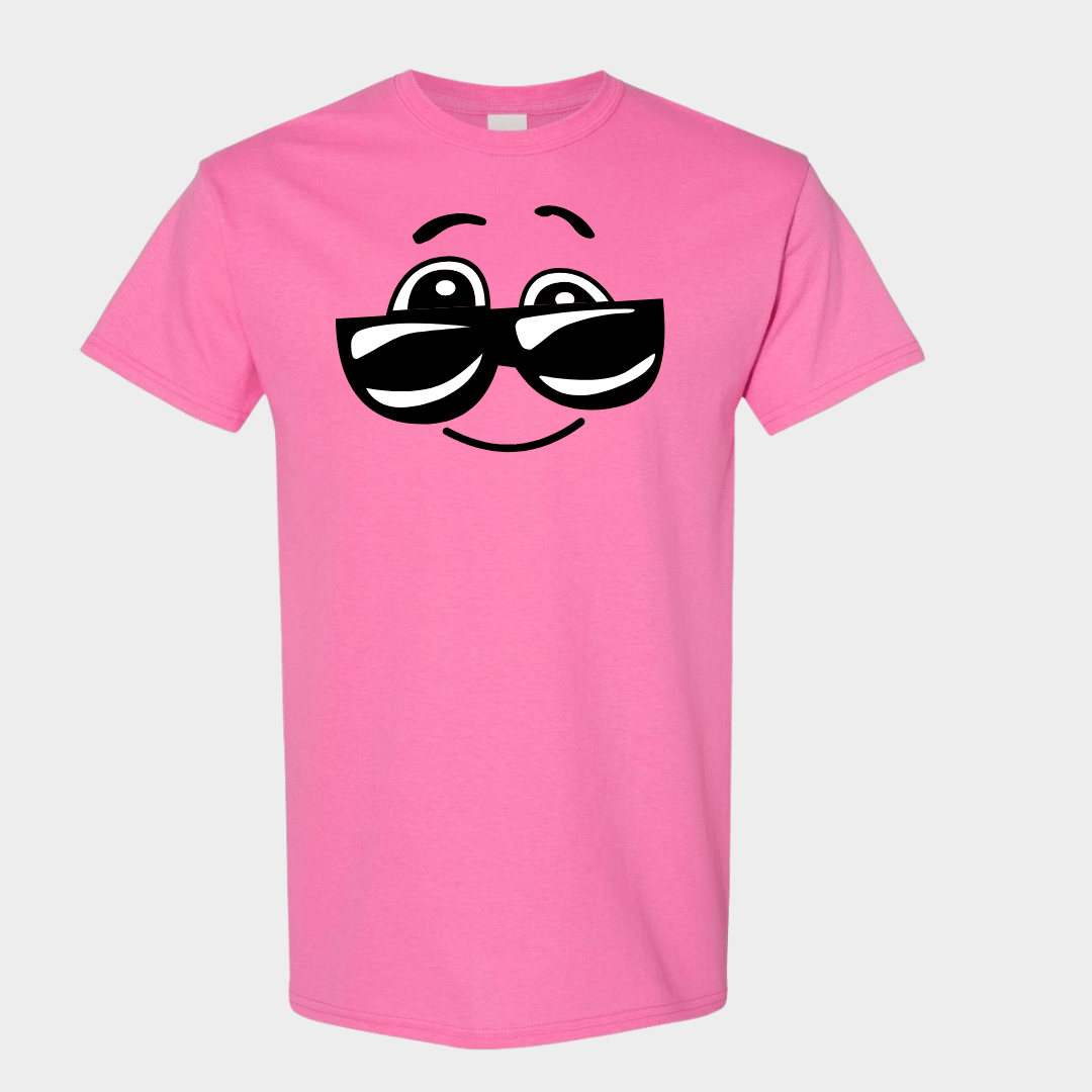 Fun Happy Face Sunglasses Graphic Tee for Kids