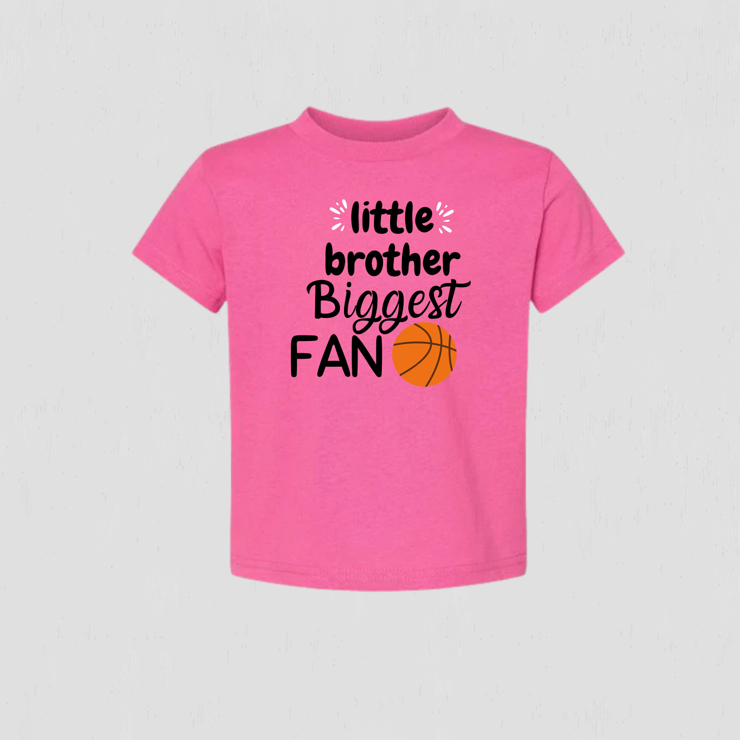 Little Brother Basketball T-shirt for toddlers