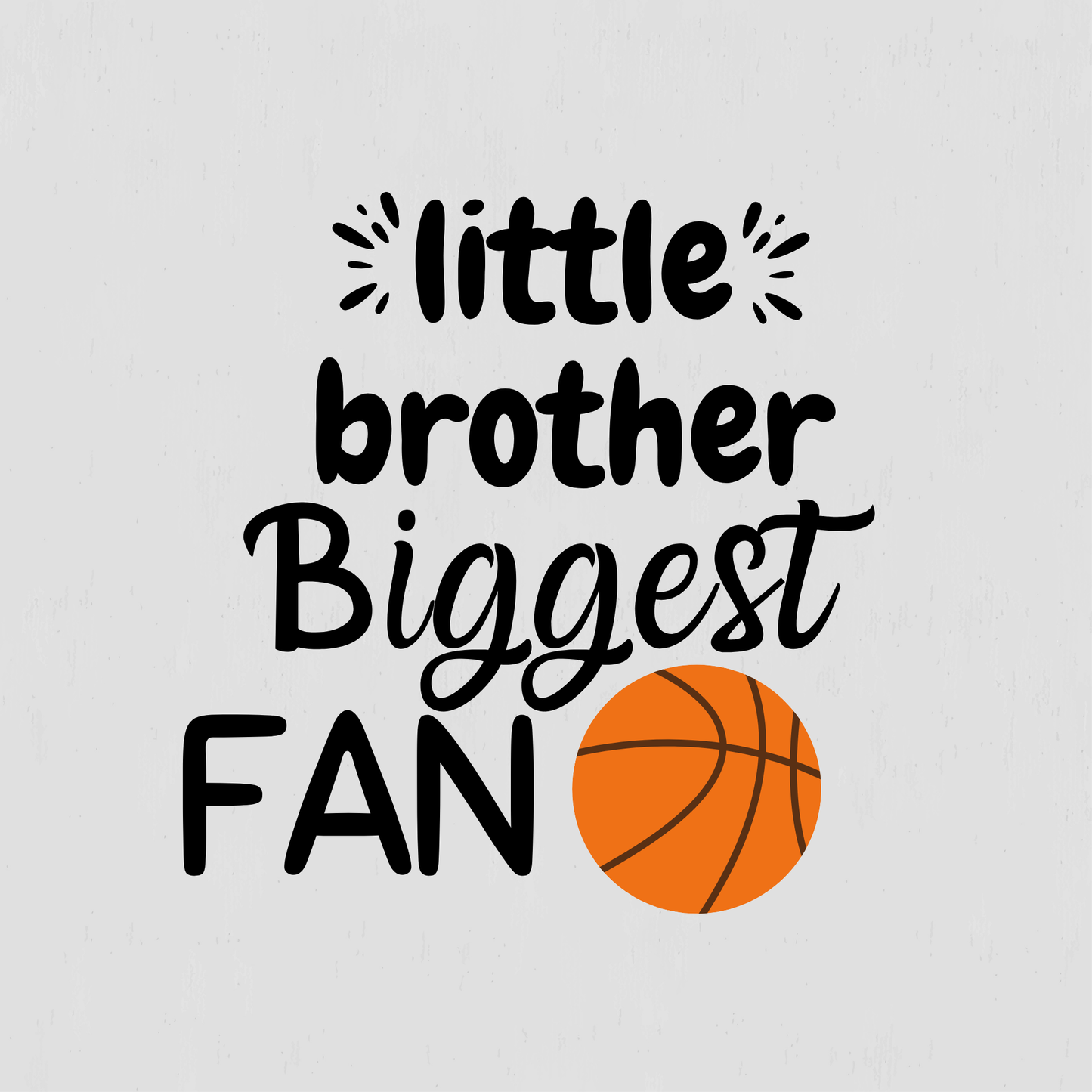 Little Brother Basketball T-shirt for toddlers
