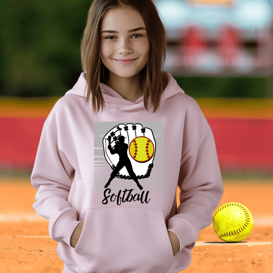 Girls' Softball Hoodie -Play hard